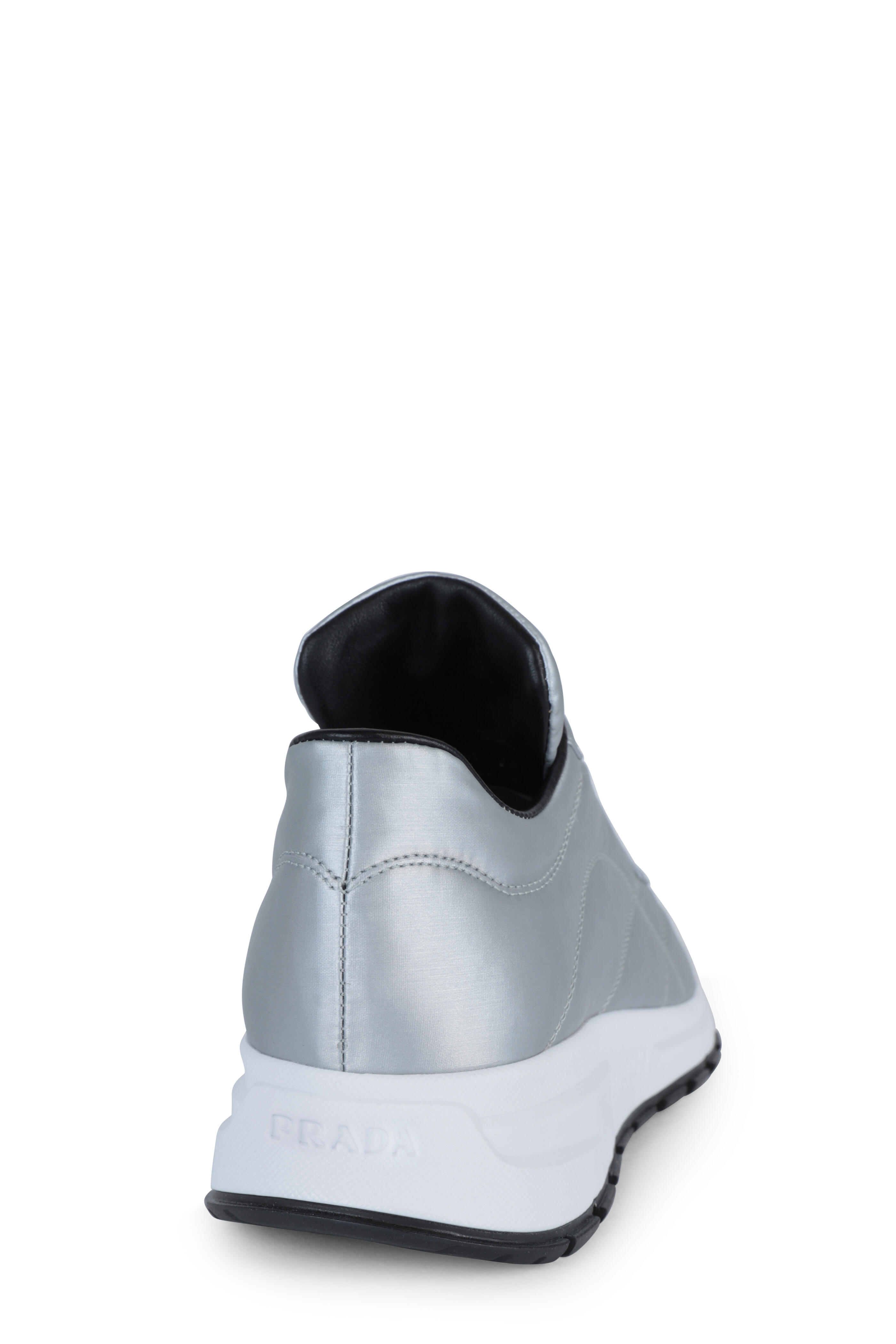 PRADA シルバー ローファー 37 1/2 (24～24.5) Prada Metallic Loafer Silver NIB $1390 Sz 37 | eBay