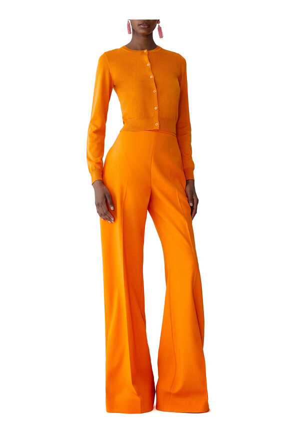Carolina Herrera Sunset Silk & Cotton Cardigan - view 2