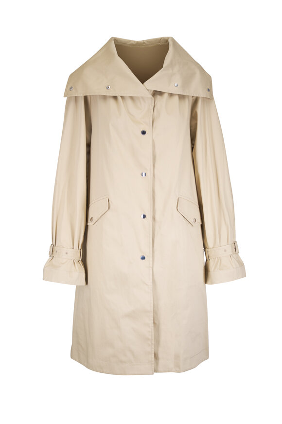 Totême Beige Cotton Oversized Trench Coat - view 1