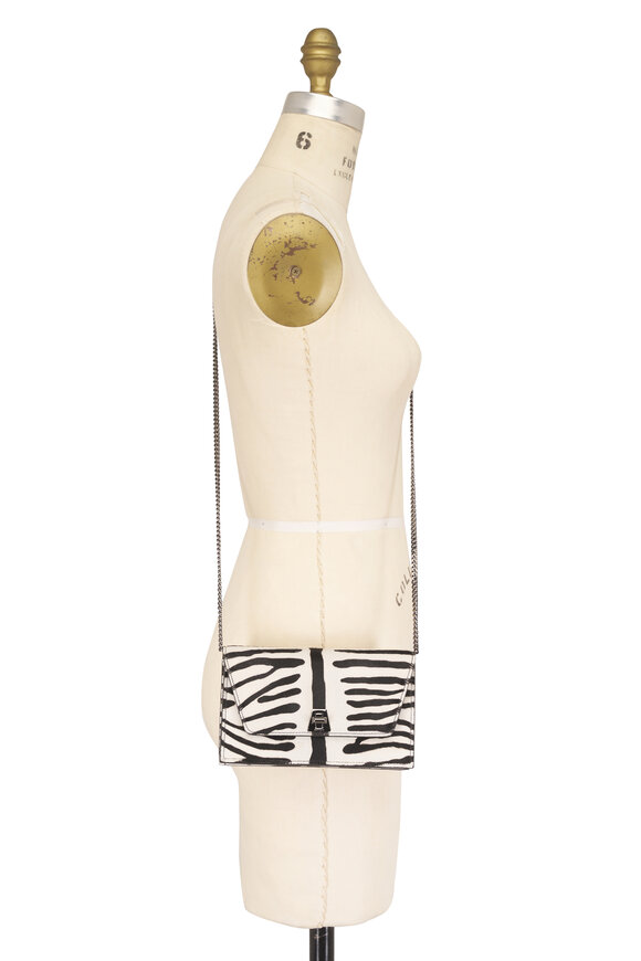 Akris Small Anouk Animal Stripe Envelope Clutch - view 7