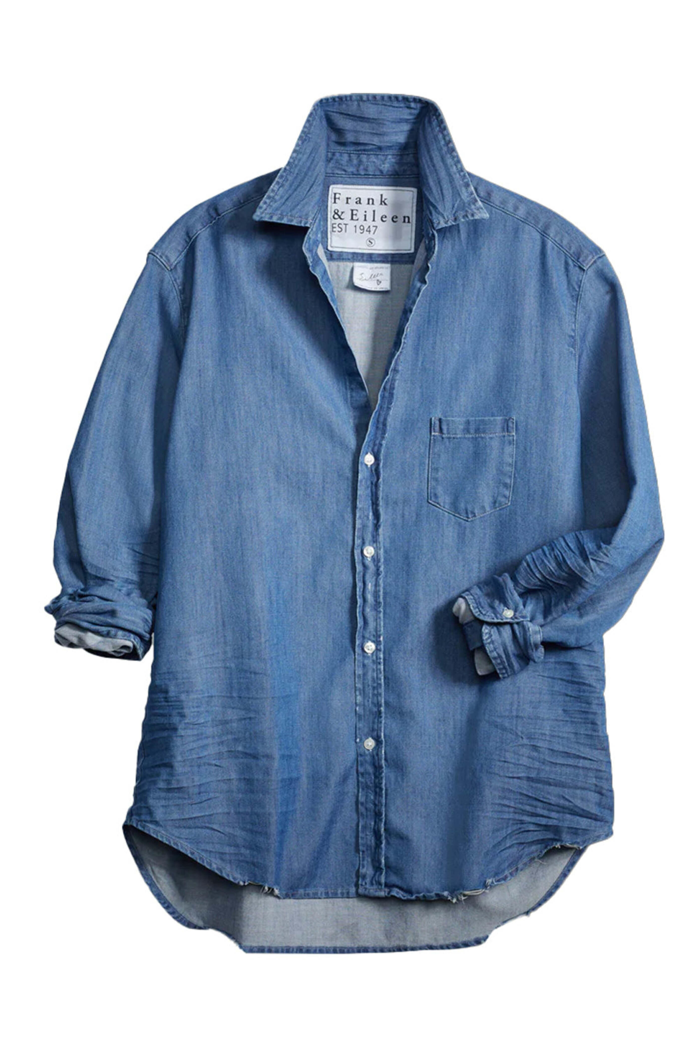 Frank & Eileen - Vintage Stonewash Indigo Eileen Button Up Shirt