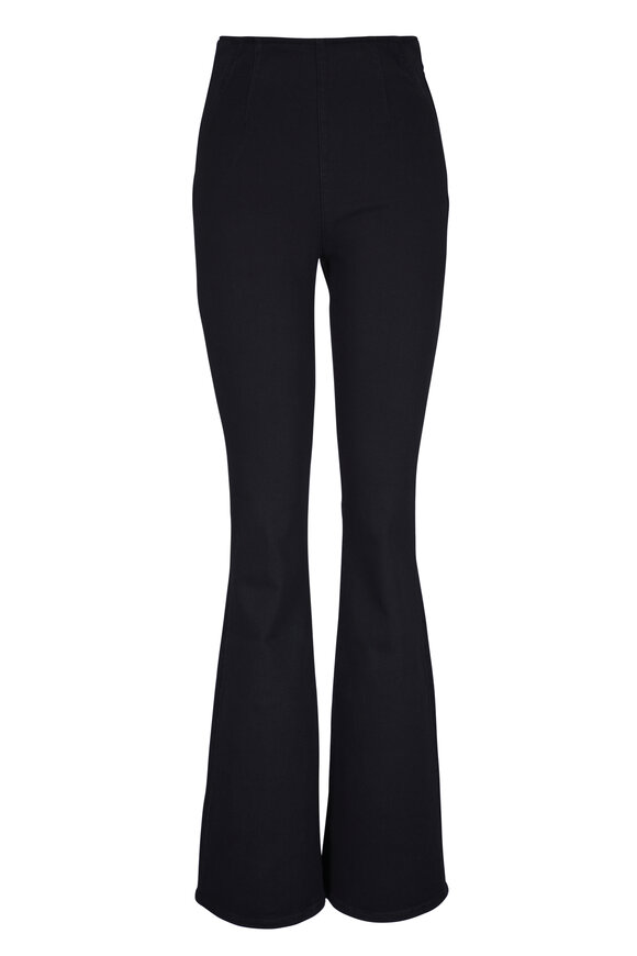 Veronica Beard Beverly Off-Duty Onyx Skinny Flare Jean
