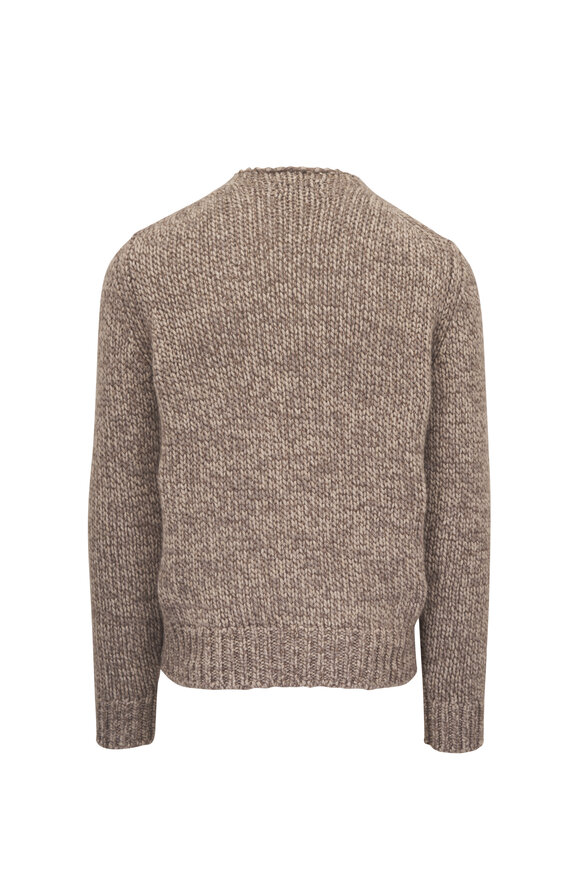 Ralph Lauren Purple Label - Violet Cable Knit Cashmere Sweater