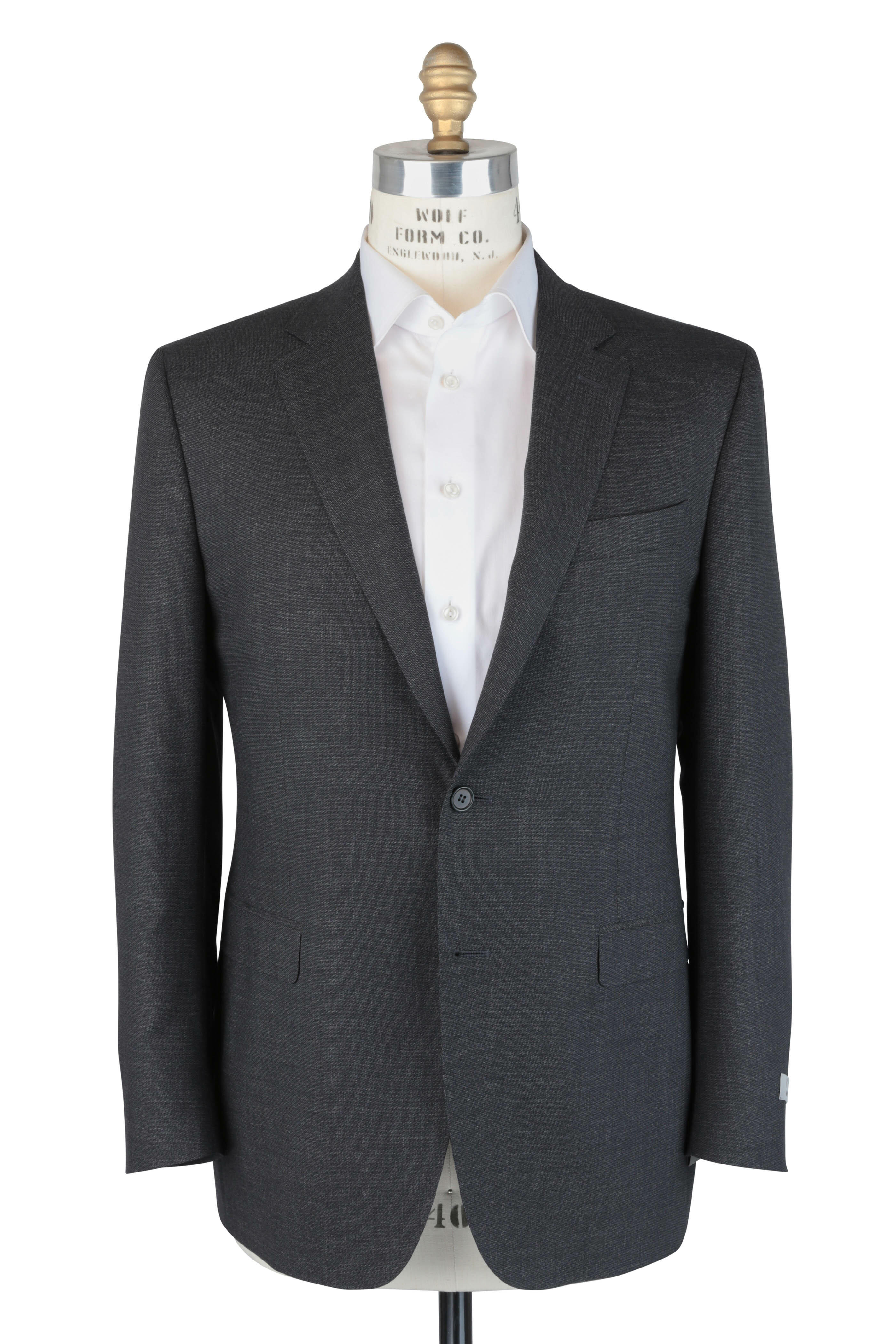 Canali - Charcoal Gray Wool Suit