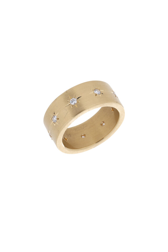 Caroline Ellen - 18K Yellow Gold Diamond Ring