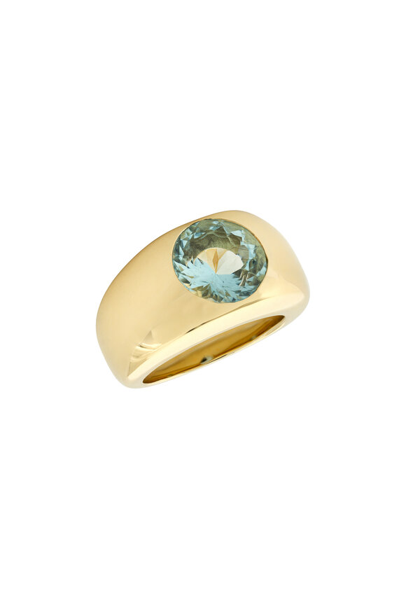 Marlo Laz Aquamarine Engagement Ring