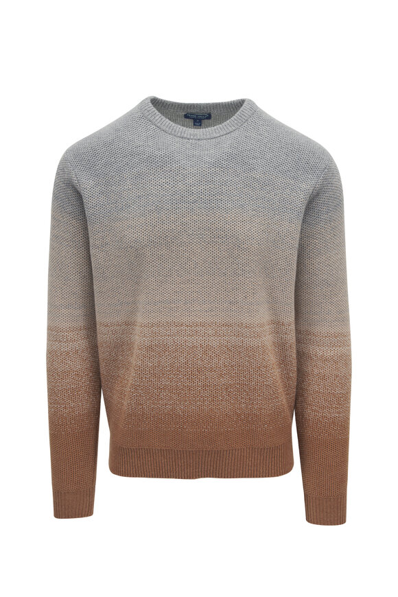 Peter Millar Marlton Tawny Ombré Crewneck Sweater