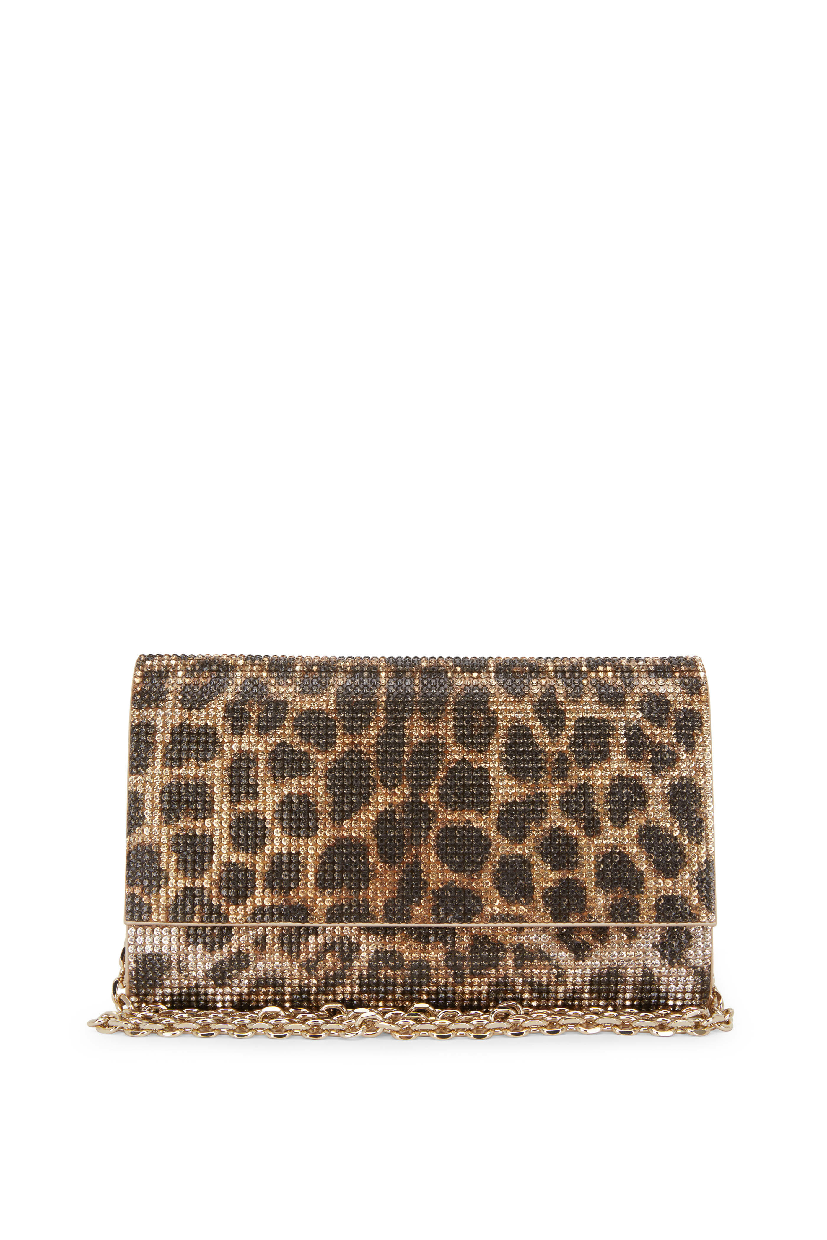 Judith Leiber Couture - Fizzoni Leopard Crystal Clutch