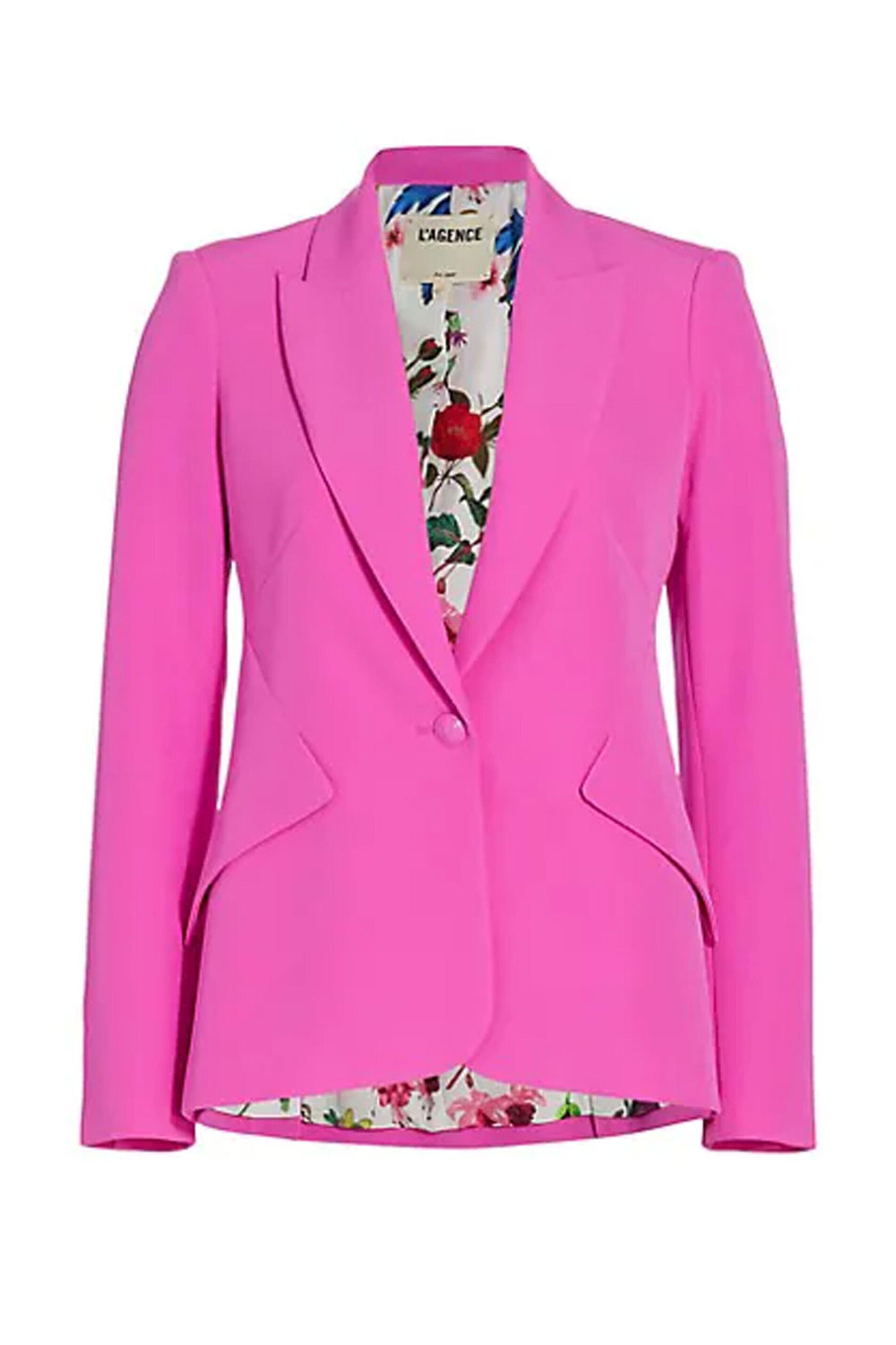 L'Agence - Bright Violet Chamberlain Blazer