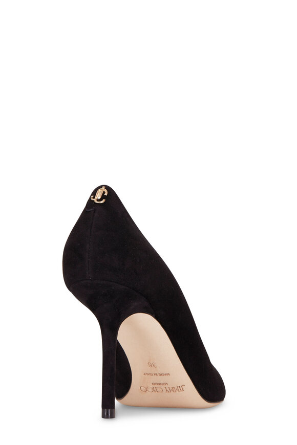 Jimmy Choo - Love Black Suede Pump, 85mm