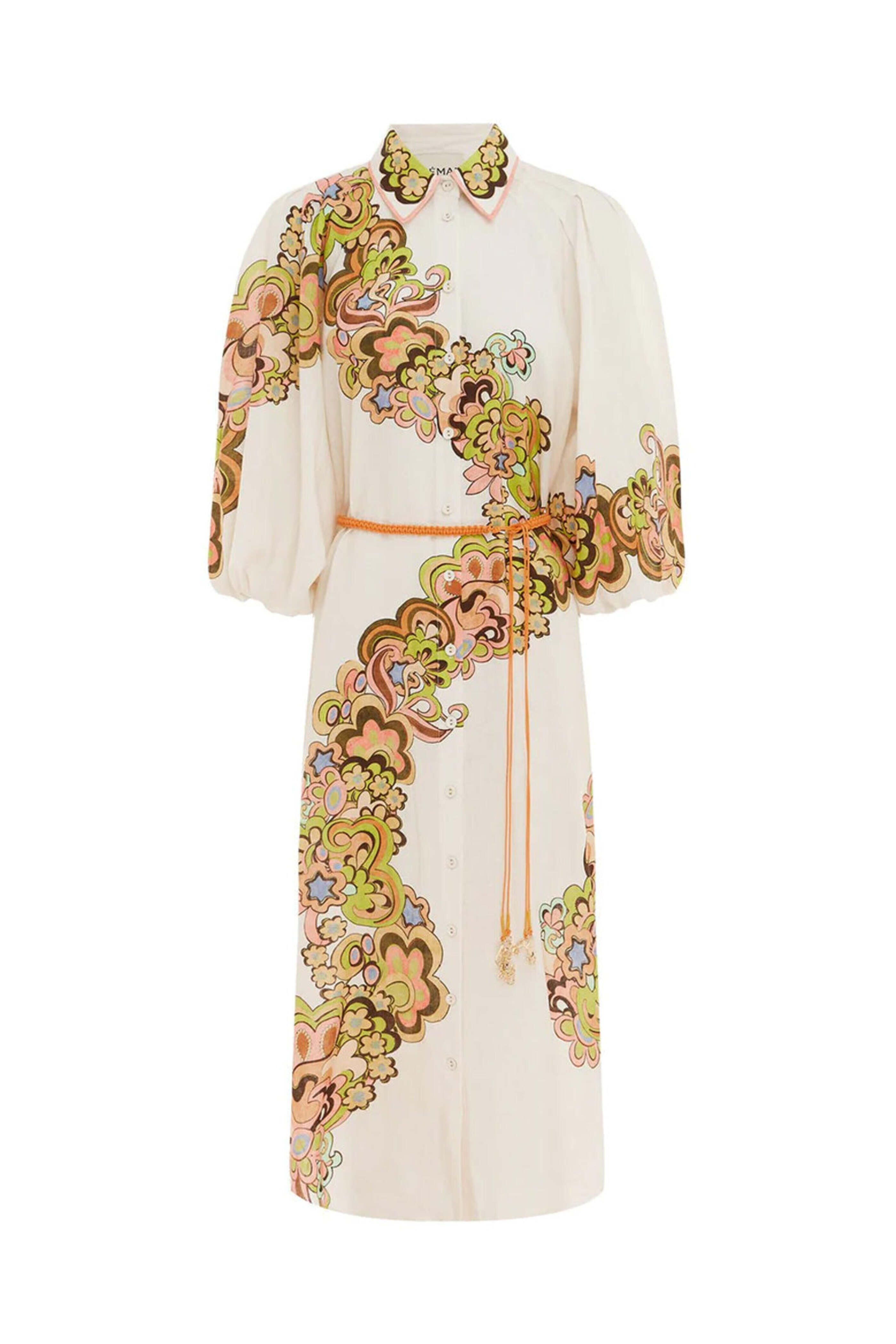 Alémais - Cream Starscape Shirtdress