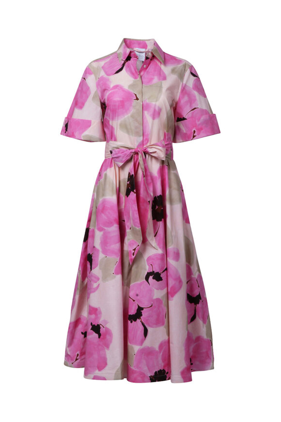 Sara Roka Pink Floral Marysole Dress - view 1