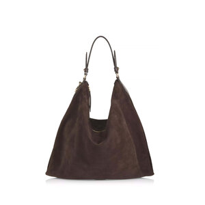Jimmy Choo - Ana Suede Hobo Bag in Coffee | Mitchell Stores Jimmy Choo - Ana Suede Hobo Bag in Coffee | Mitchell Stores