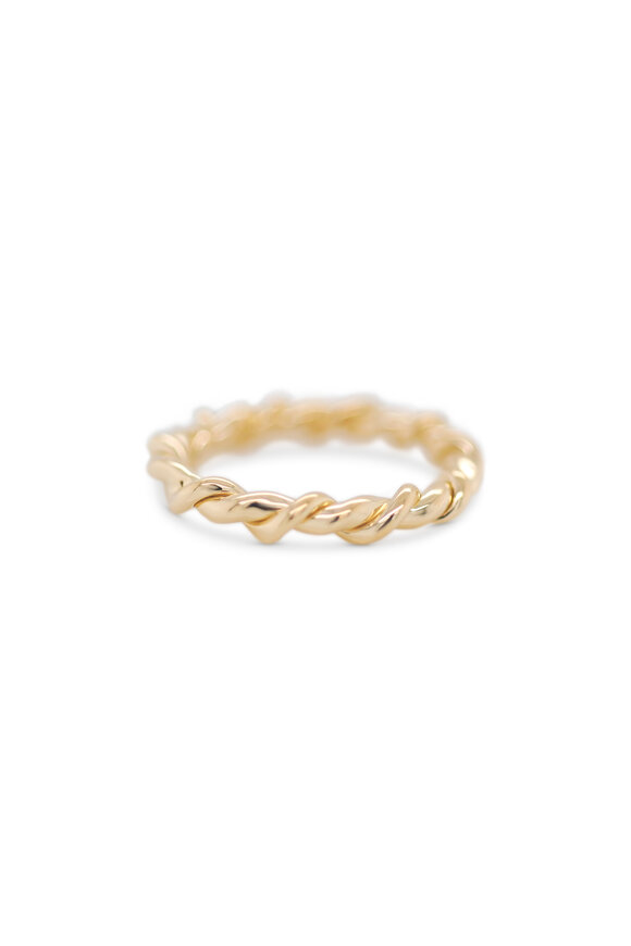 Kali Zoe 18k Yellow Gold Raveled Ring - view 1