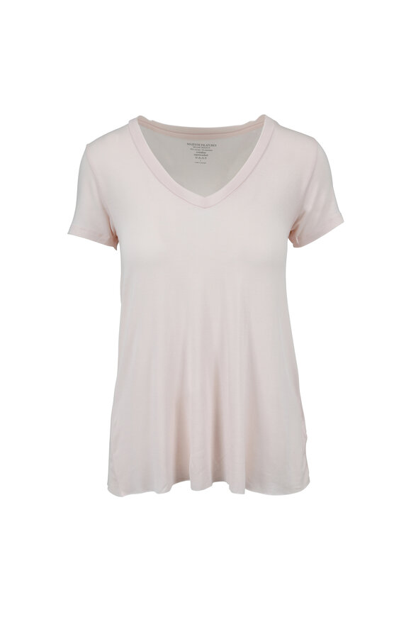 Majestic - Blush Superwashed Luxe Jersey Swing Top