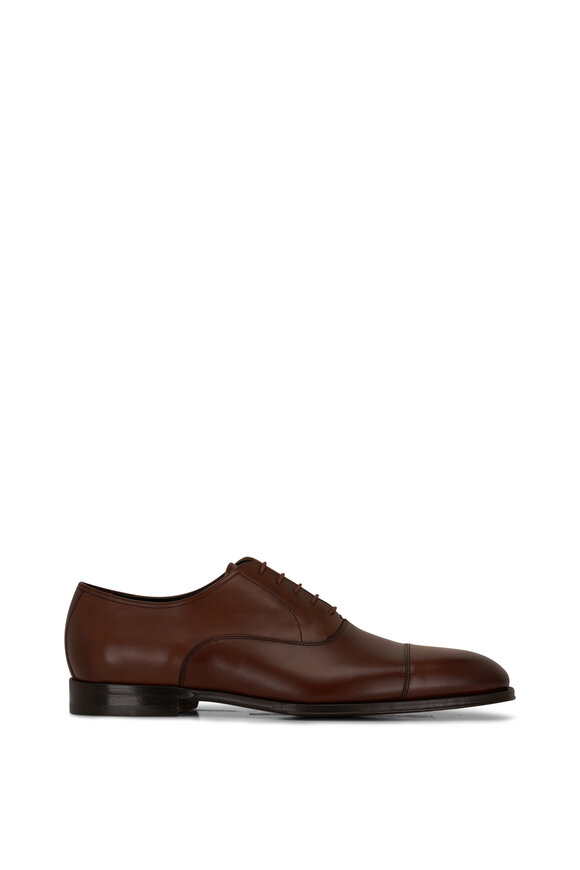 To Boot New York - Nico Brown Leather Lace-Up Dress Shoe 