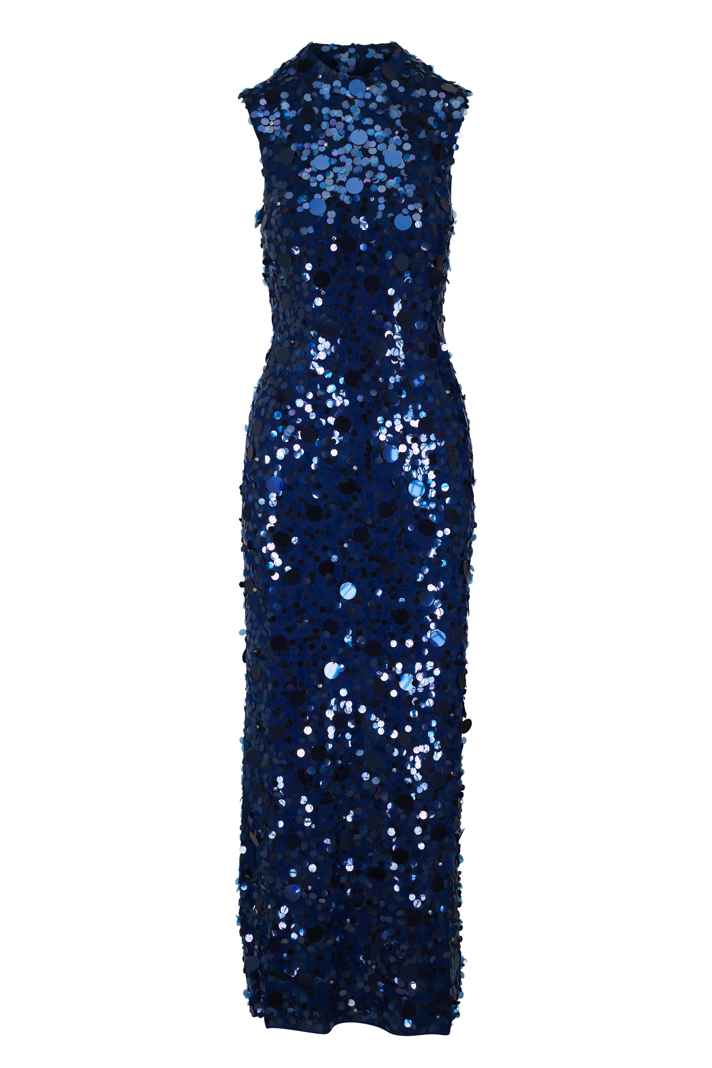 Carolina Herrera - Dark Navy Embellished Gown