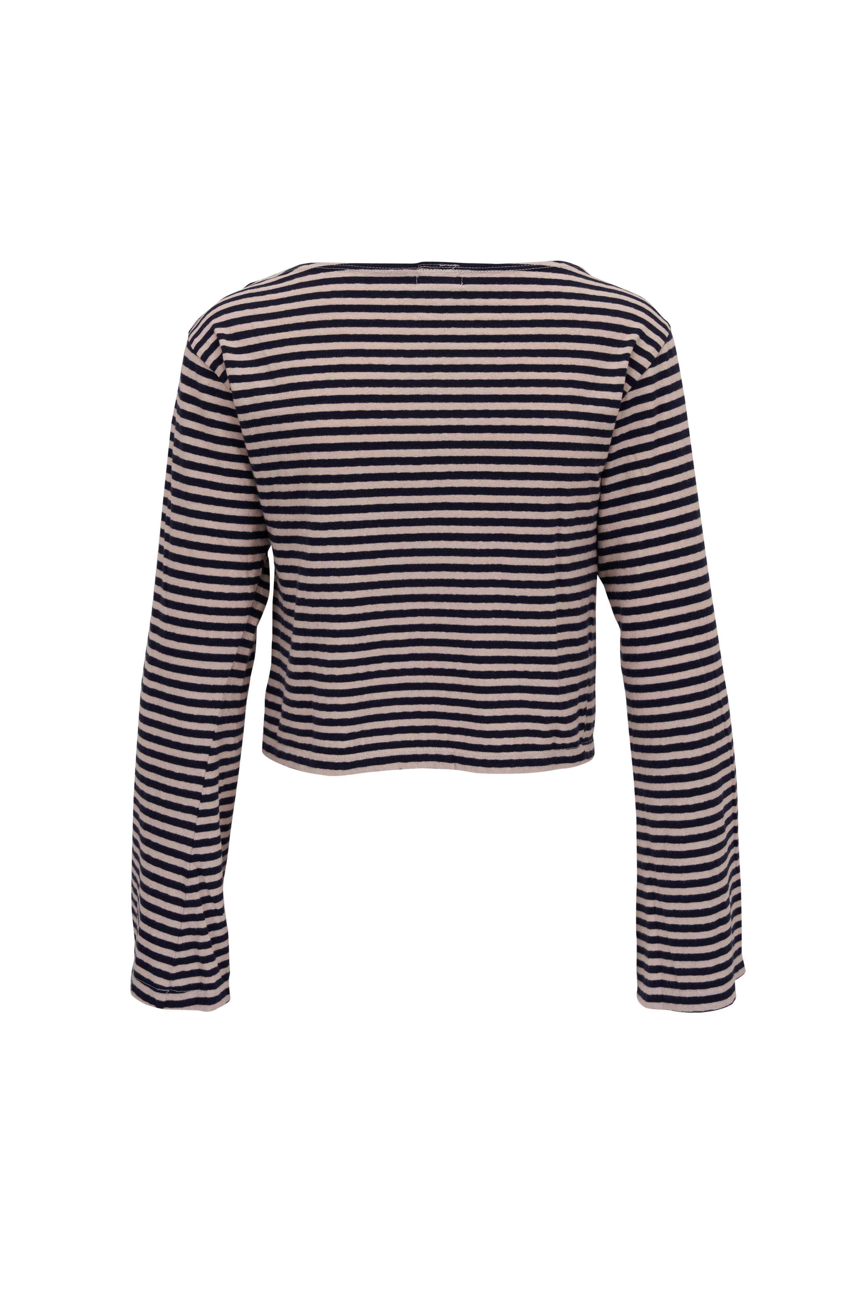 Mother - The Skipper Bell Navy Stripe Top