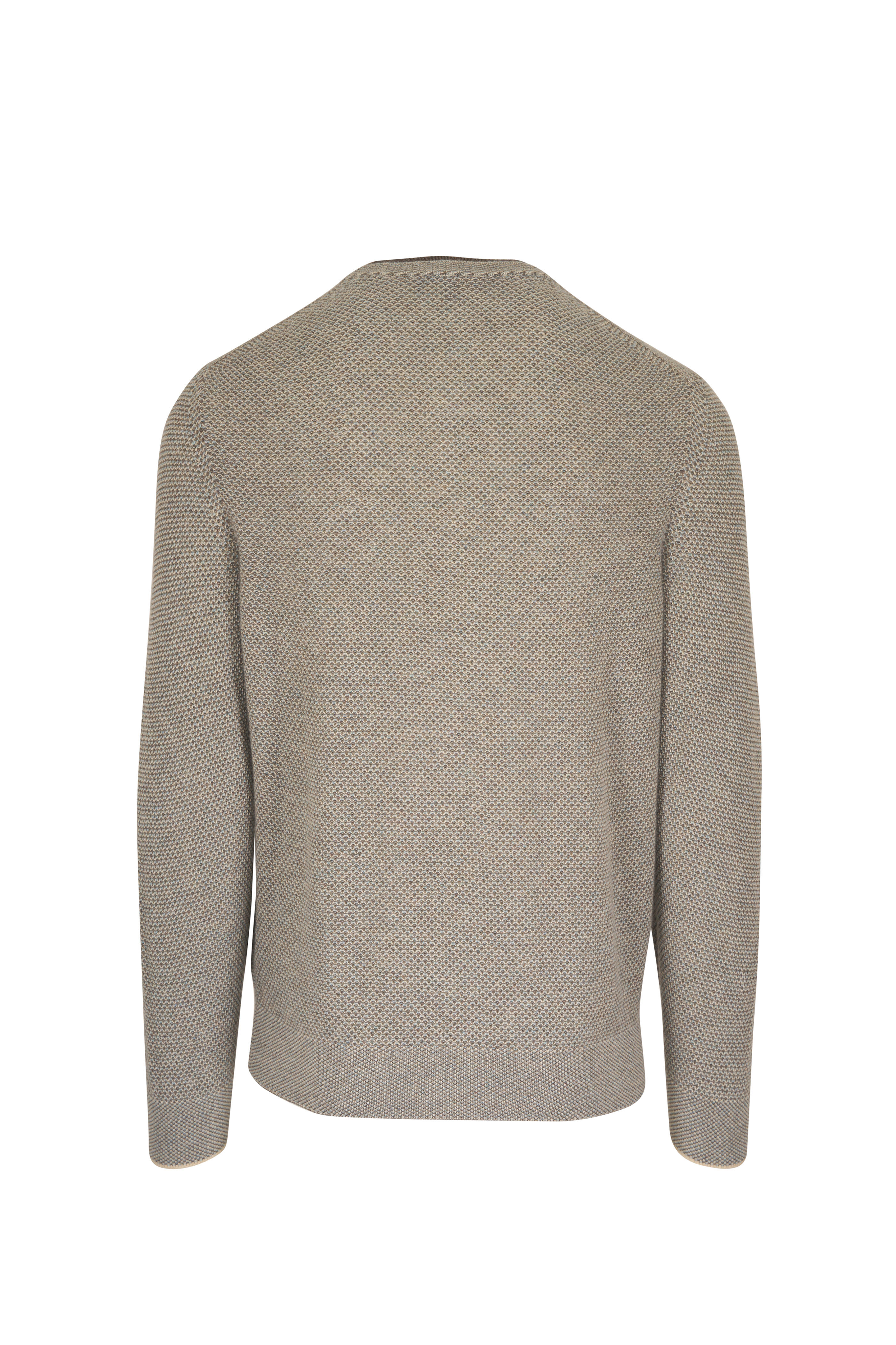 Loro Piana - Varallo Angel & Cream Cashmere Mélange Crewneck - view 2
