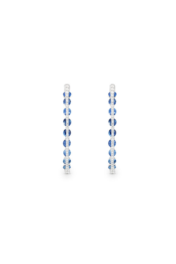 Miseno - Procida Diamond & Sapphire Earrings