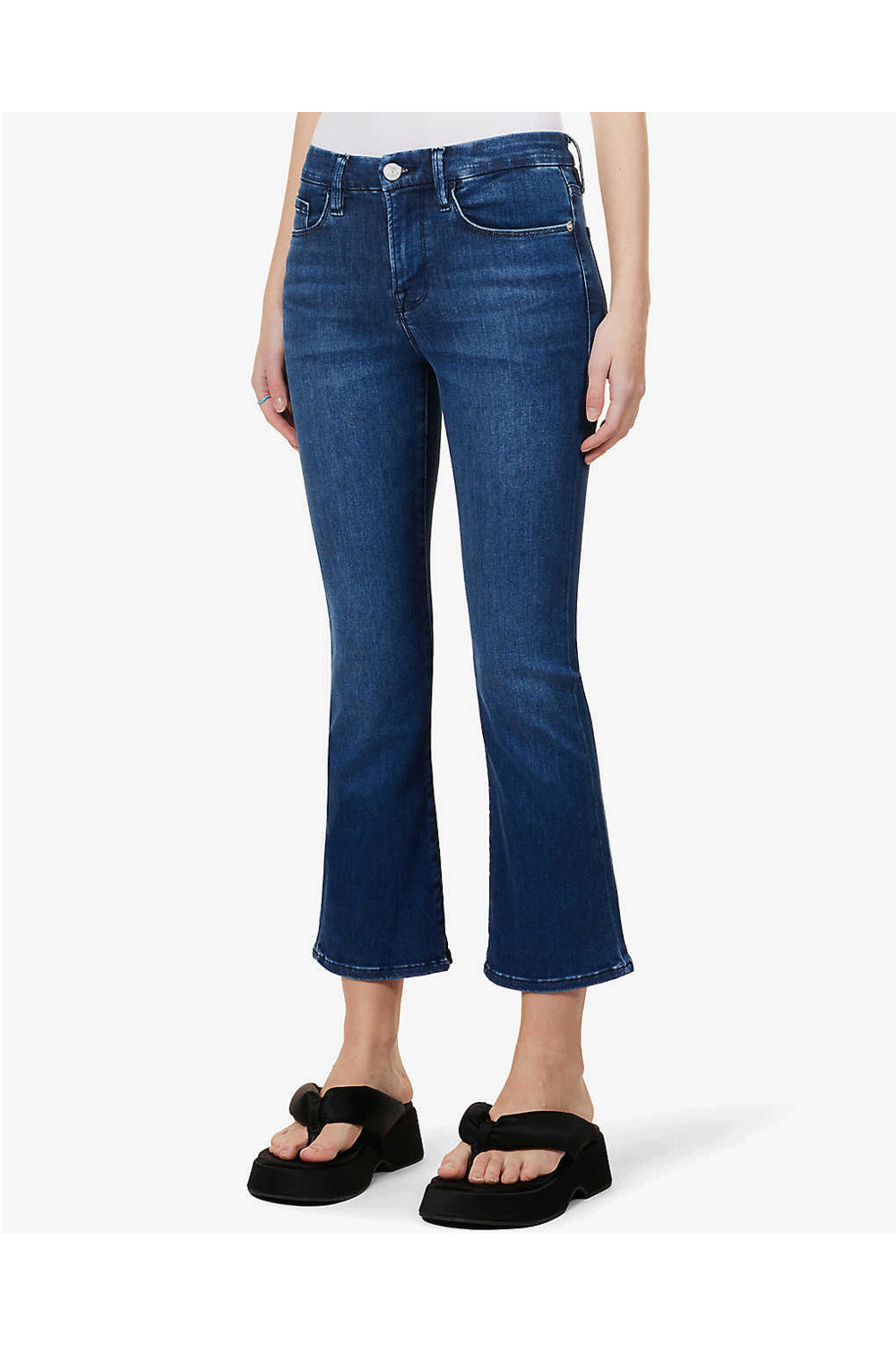 Frame - Le Crop Mini Bootcut Jean in Bornstein