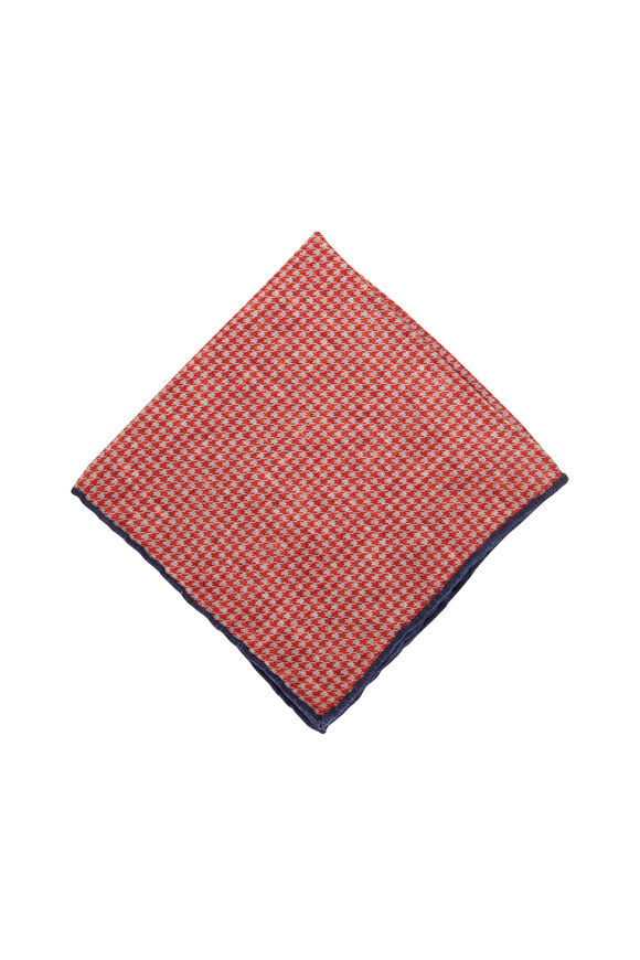 Brunello Cucinelli - Red Dot Pocket Sqaure