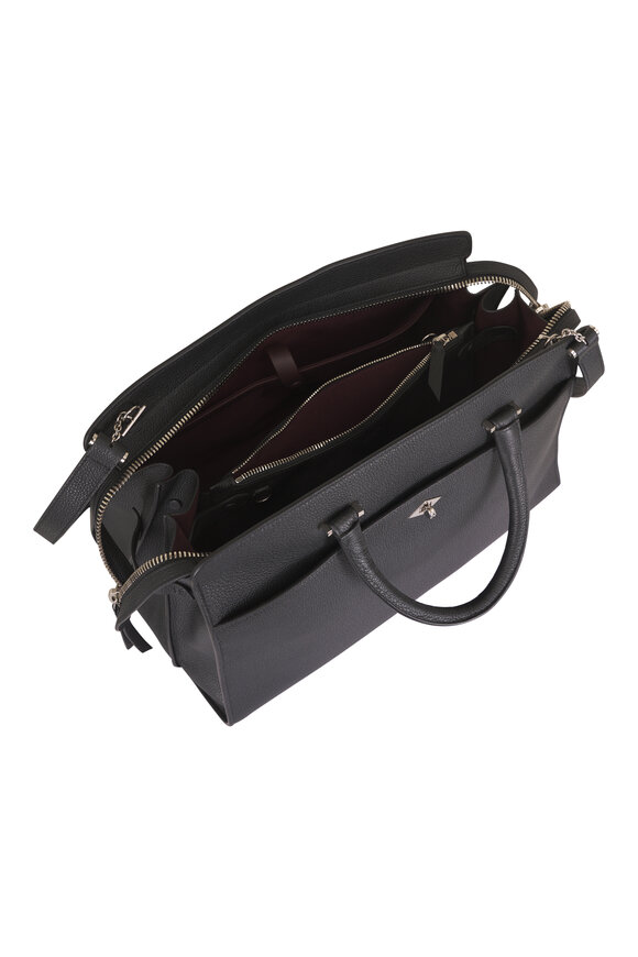 Métier Private Eye Black Leather Handbag - view 4