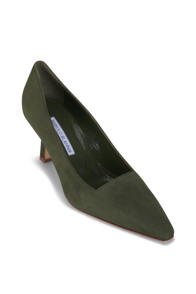 x*h様 【新品未使用】MANOLO BLAHNIK KIETTA CAL070 Manolo Blahnik - Kietta Medium Brown Leather Stiletto Pump, 70mm