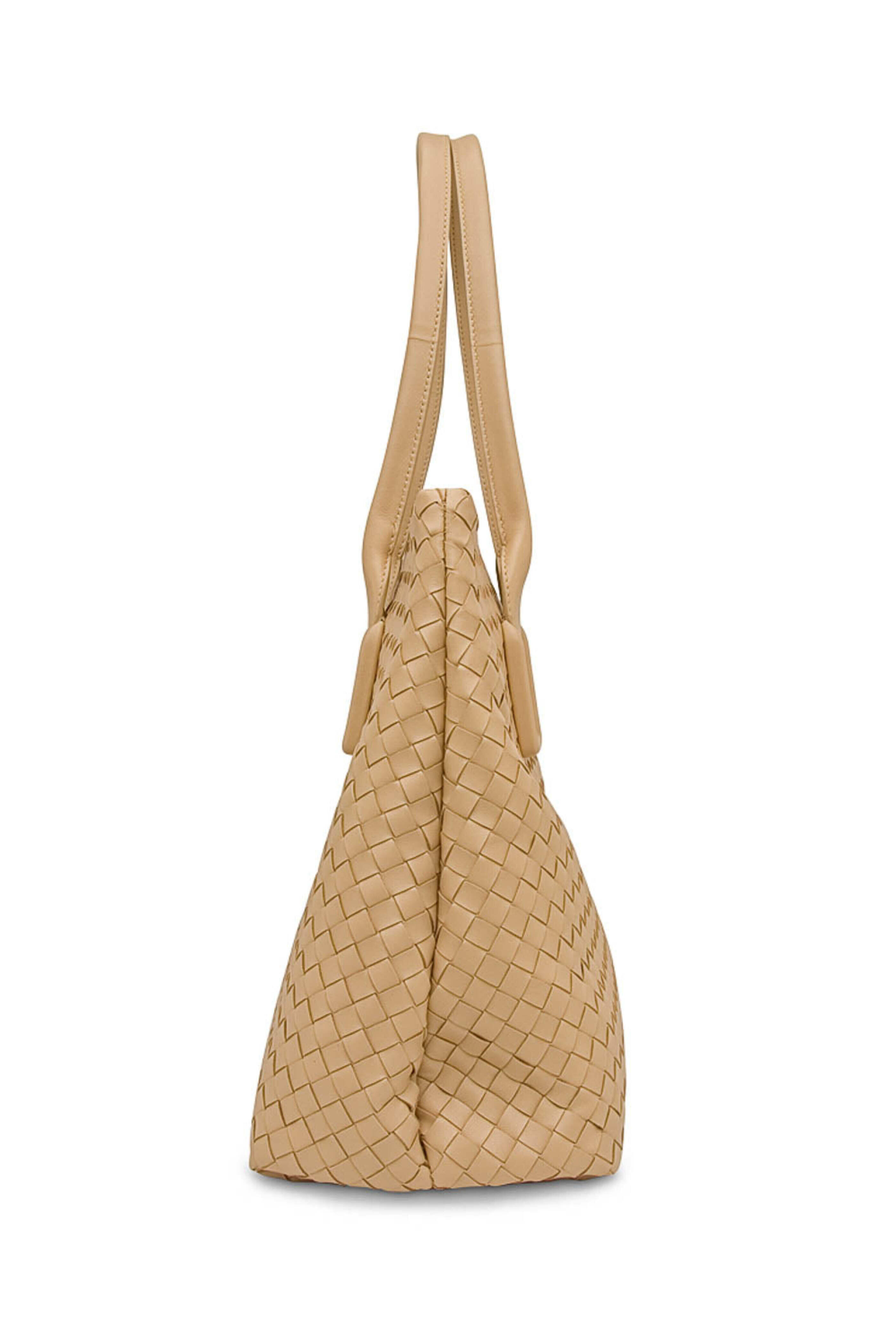 ★BOTTEGA VENETA★ Small Tote Bag Porridge 729043V2FY19796 7 Bottega Veneta - Tote Bag in Porridge | Mitchell Stores