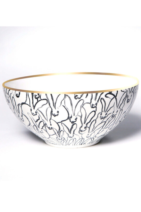 Hunt Slonem Rabbit Run Serving Bowl - Thumbnail 5