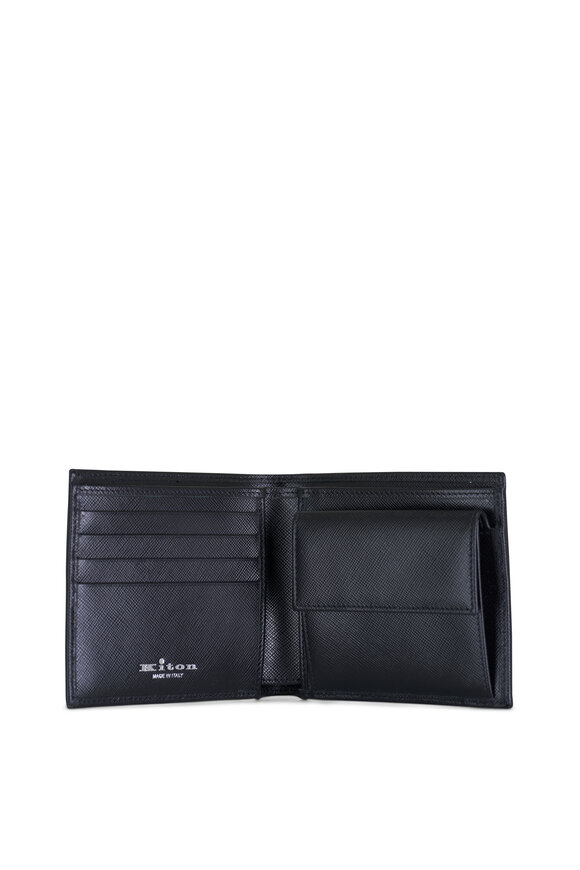 Kiton - Black Leather Wallet 