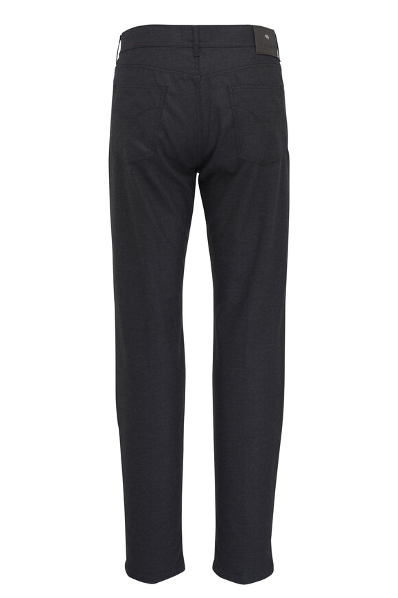 Marco Pescarolo - Charcoal Gray Cashmere Five Pocket Pant 