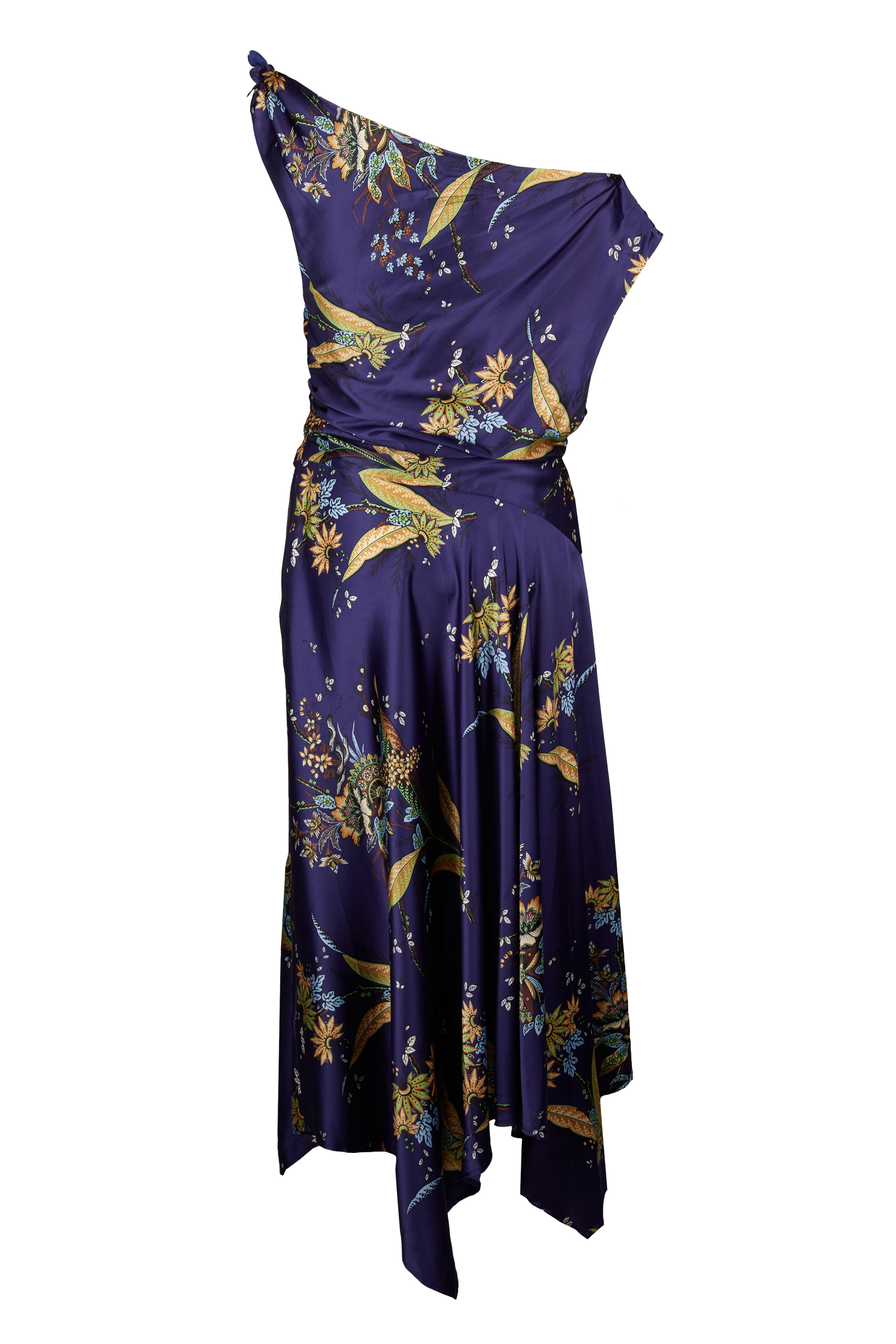 Staud - Portia Midnight Asymmetrical Dress - view 2