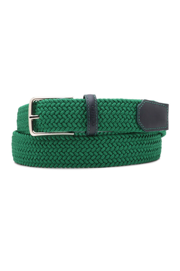 Miguel Bellido Woven Belt in Green