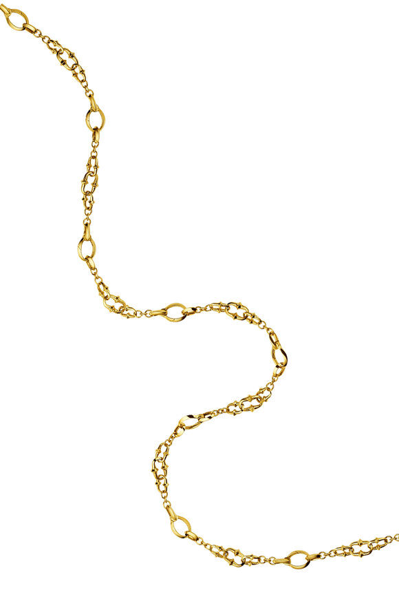 Paspaley 18k Yellow Gold Dive Charm Necklace - view 2