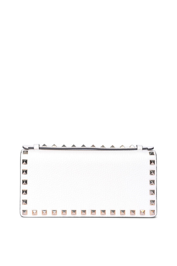 Valentino Garavani Rockstud Ivory Wallet on Chain Crossbody - view 2