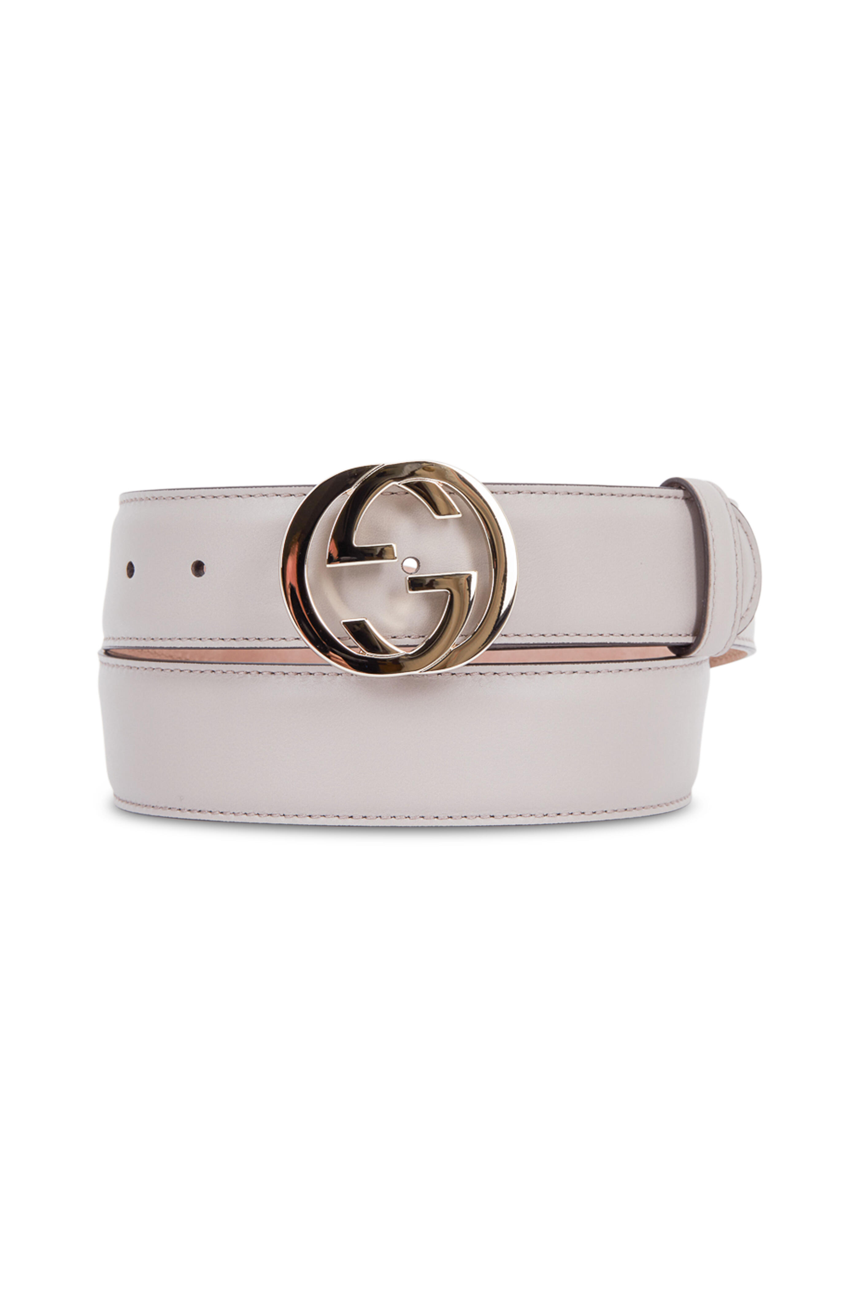 White gucci outlet belt women