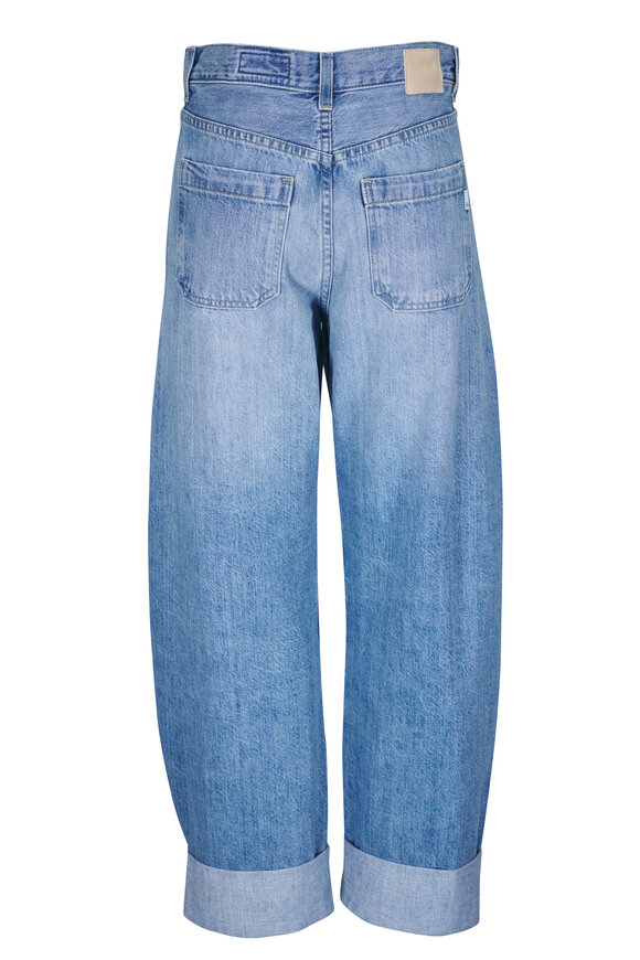 AG - Mercer High-Rise Cuffed Barrel Jean