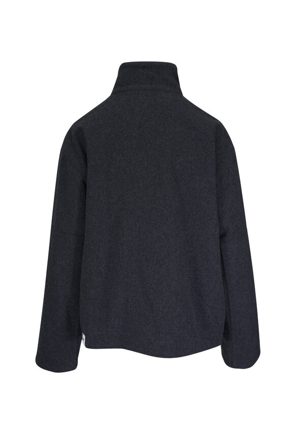 Jil Sander Volcano Felt Wool Padded Jacket - view 2