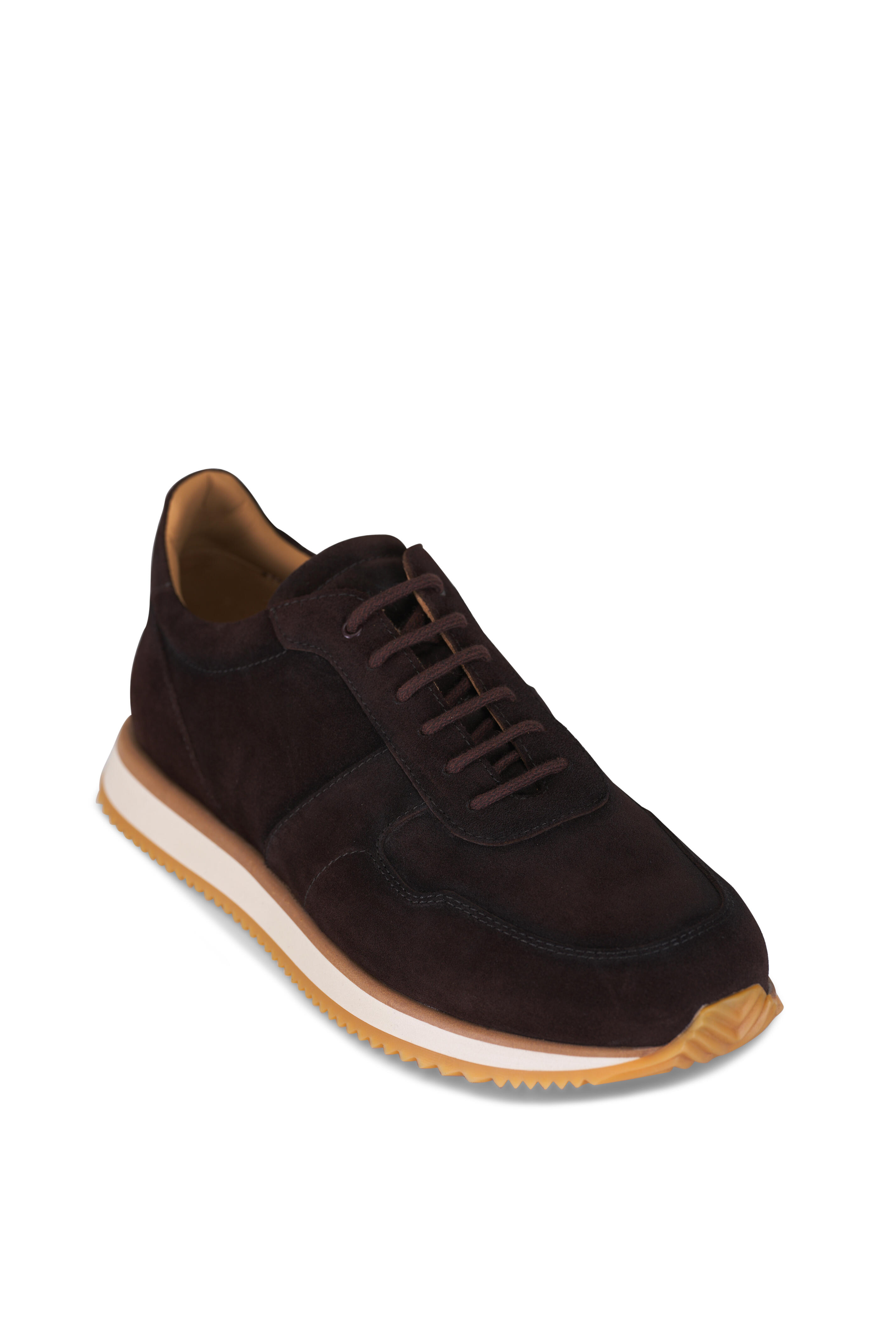 To Boot New York - Fanning Dark Brown Suede Sneaker - view 1