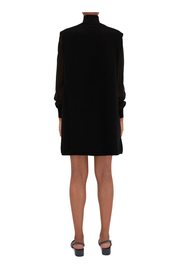 Lafayette 148 New York - Wool & Silk Center Pleat Mini Skirt