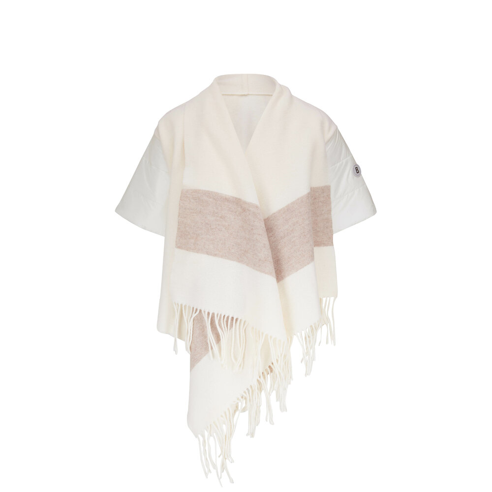 Bogner - Striped Wool Poncho | Mitchell Stores