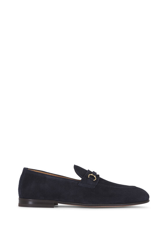 Brunello Cucinelli - Beige Suede & Herringbone Canvas Loafer Brunello Cucinelli - Beige Suede & Herringbone Canvas Loafer
