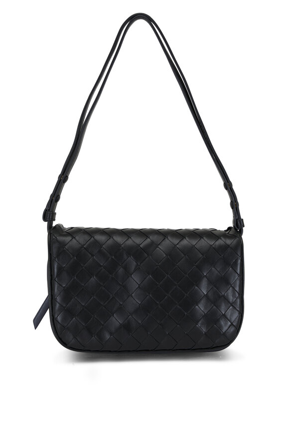 Bottega Veneta Puff Pouch Black Leather Bag