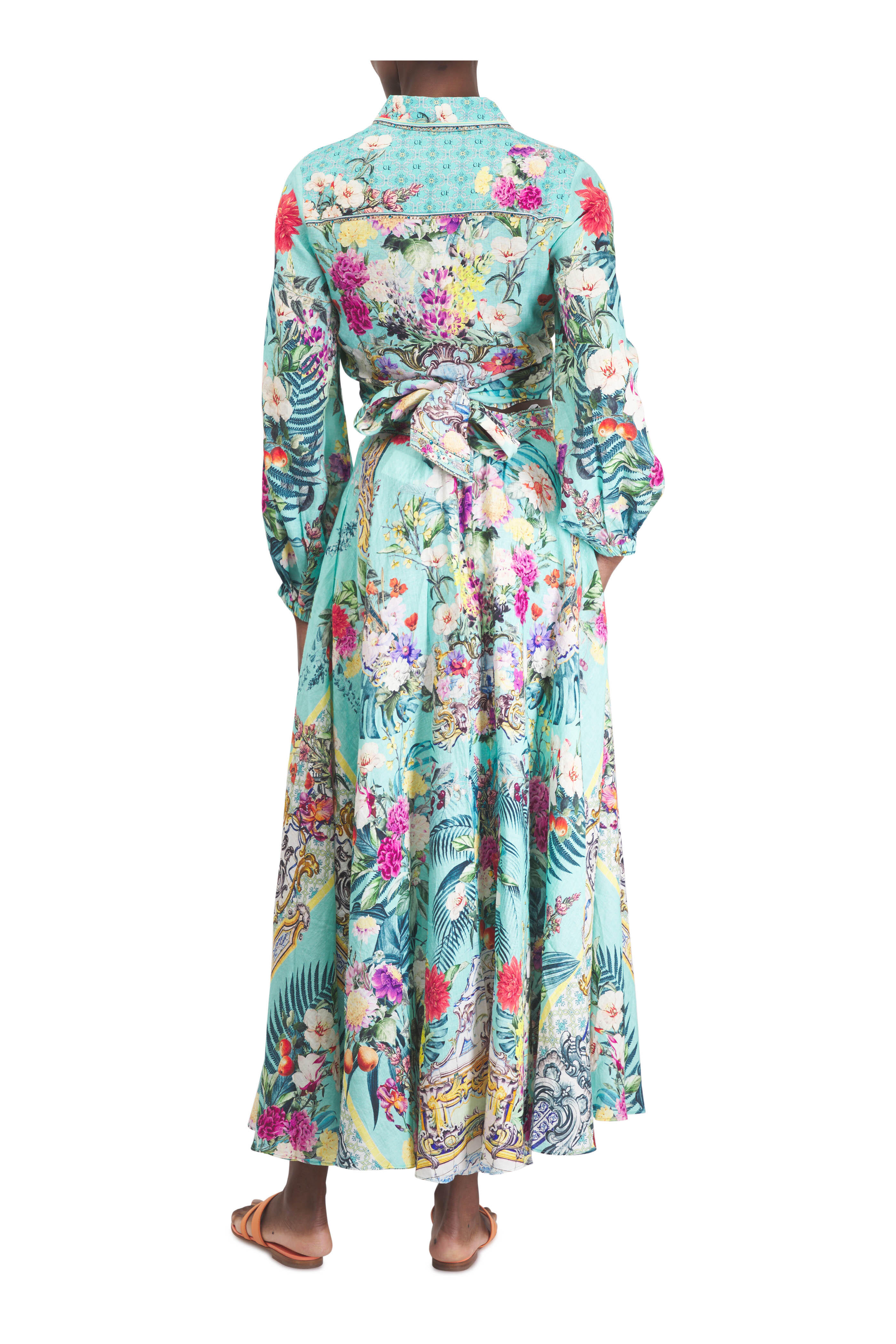 Camilla - Gardens Of Queluz Maxi Circle Skirt