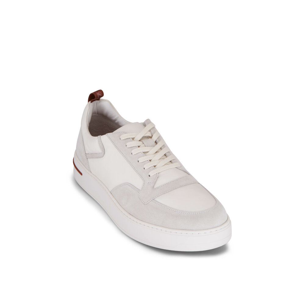 Loro Piana Women's Canvas Sneakers White