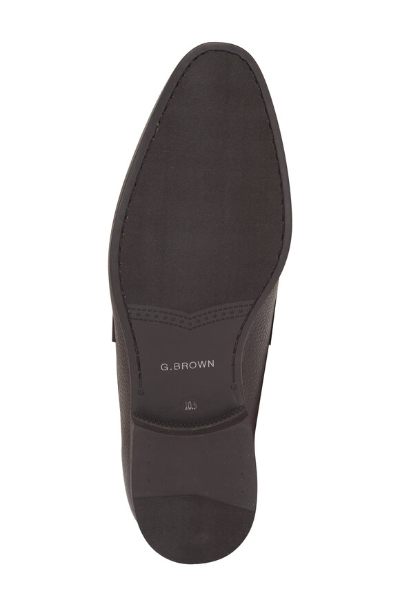 G Brown Cannon Dark Brown Leather Penny Loafer - view 5