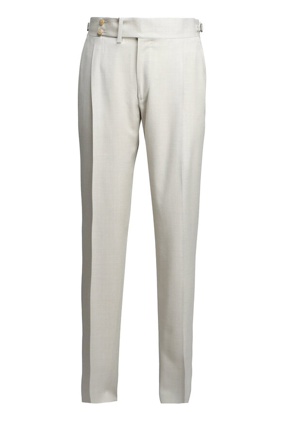 【セール】 Sage - Cucinelli Brunello Cotton Pant Front Flat Stretch トップス