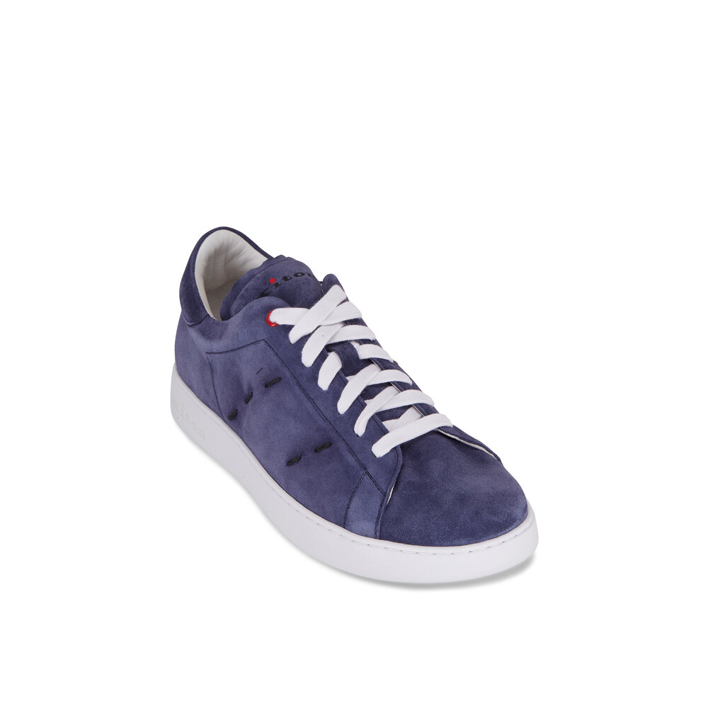 スニーカー Kiton Suede sneakers Kiton - Suede Sneaker in Black | Mitchell Stores