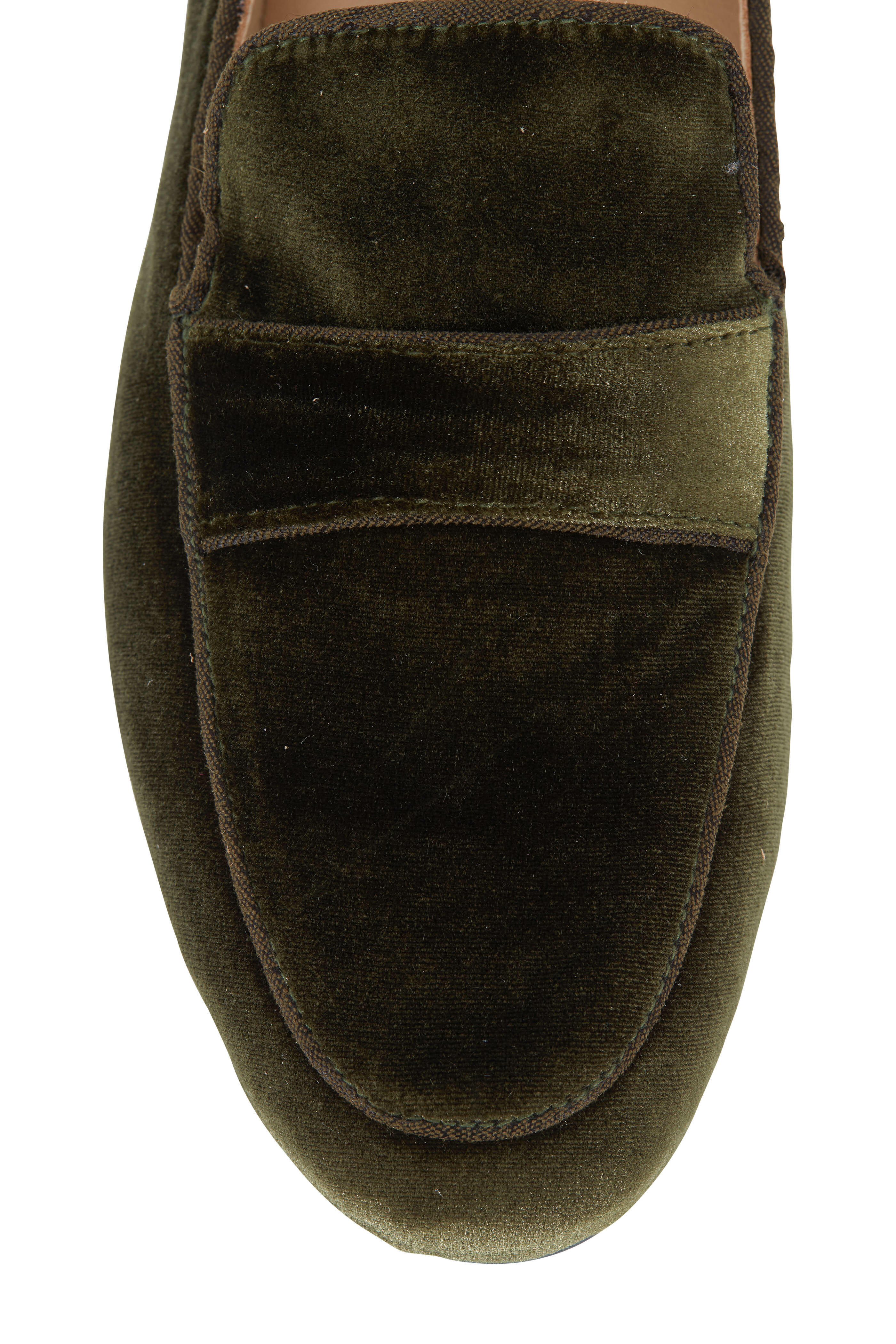 Maliparmi - Emerald Green Velvet Loafer